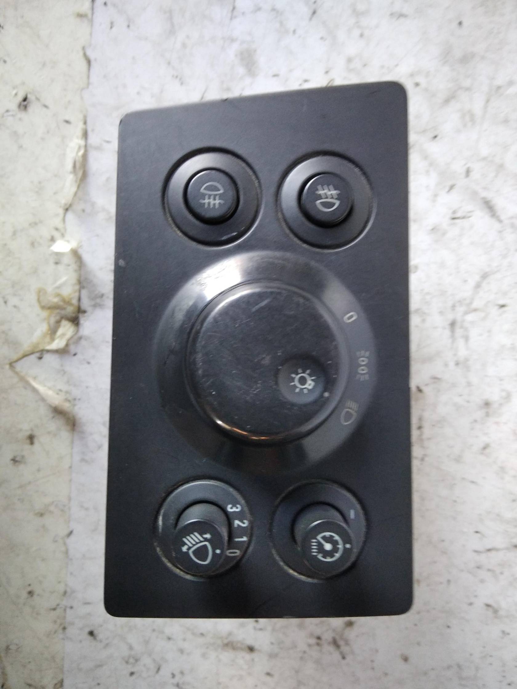 Interruttore blocco comando luci